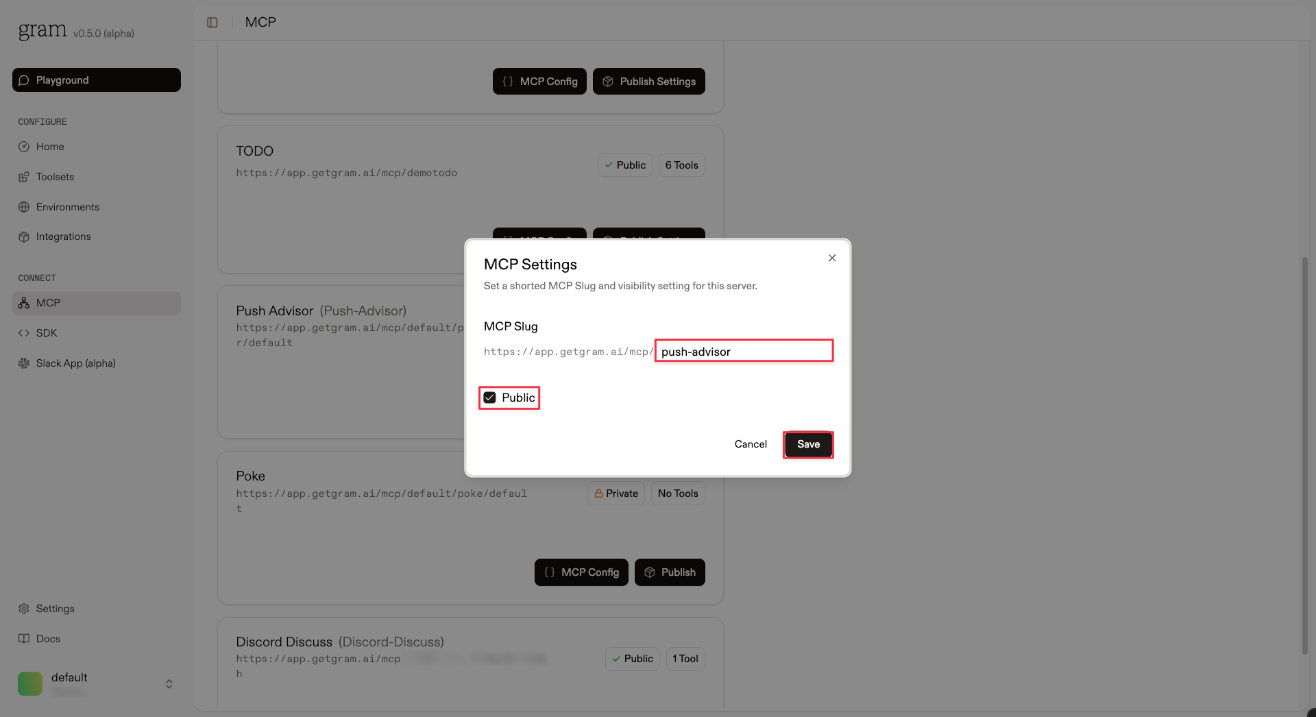 Publishing an MCP server publicly