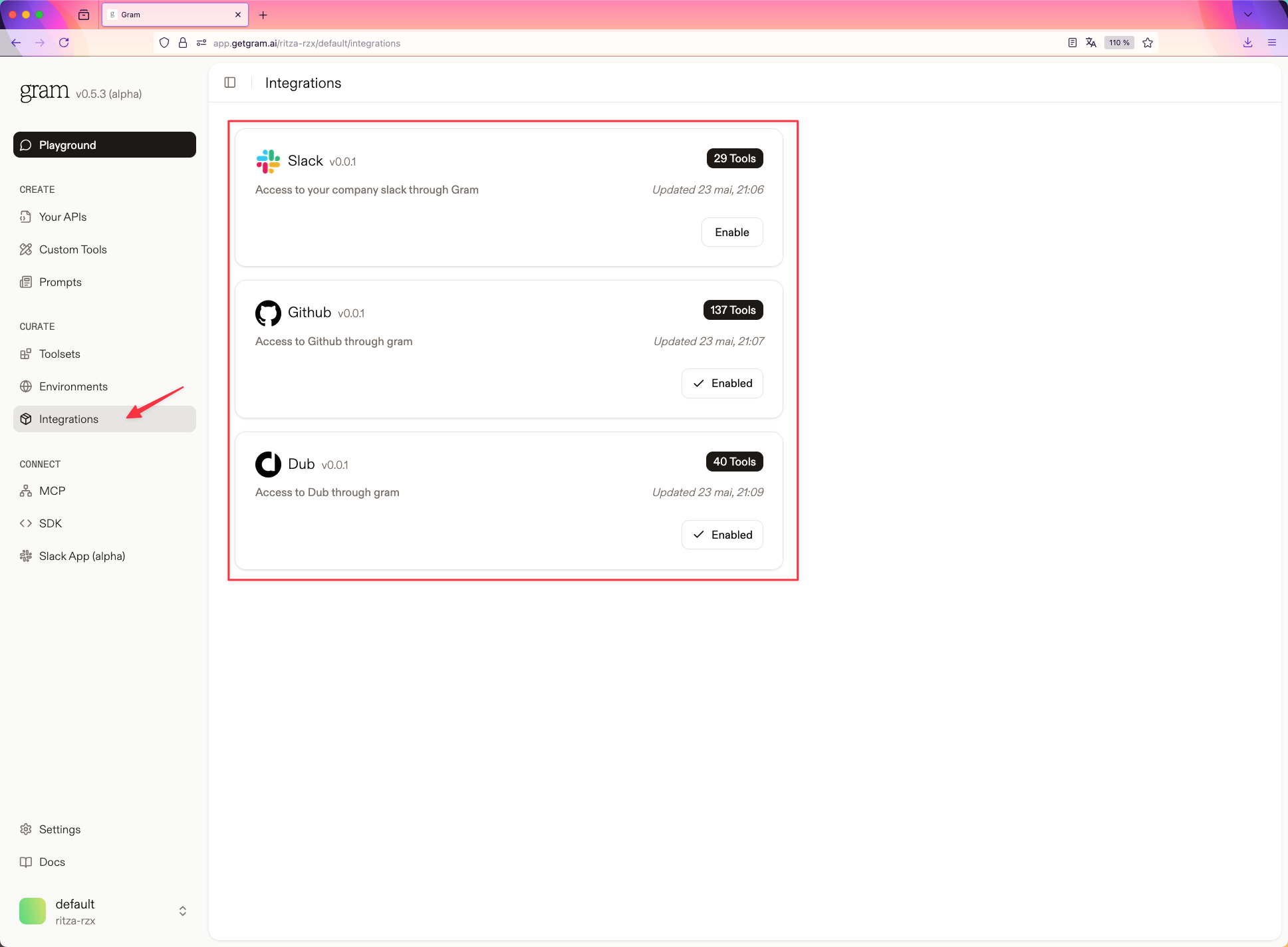 Integrations