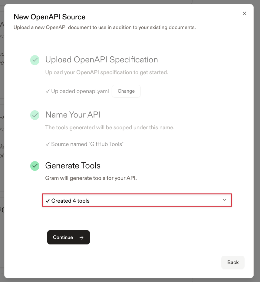 Generating tools